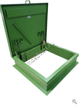 Люк на крышу салатового цвета Л-126 - купить от производителя Мосдвери Люк на крышу салатового цвета Л-126